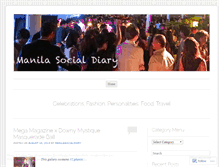 Tablet Screenshot of manilasocialdiary.com